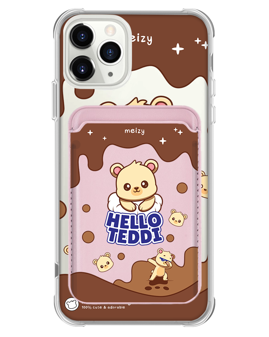 حافظة مغناطيسية لهاتف iPhone - Hello Teddy 1.0