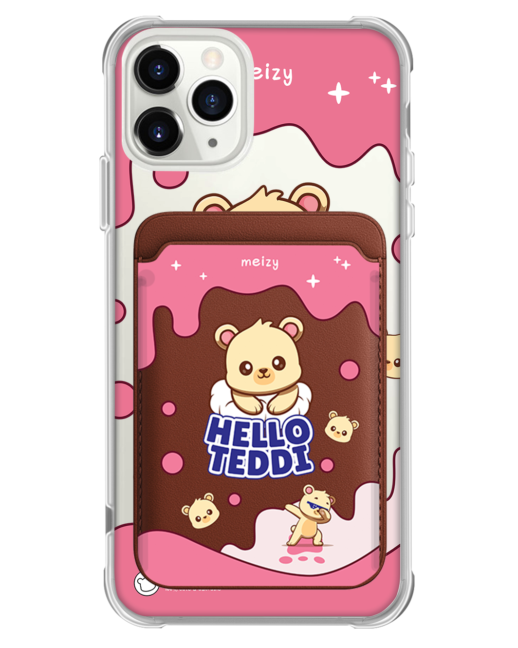 حافظة مغناطيسية لهاتف iPhone - Hello Teddy 2.0