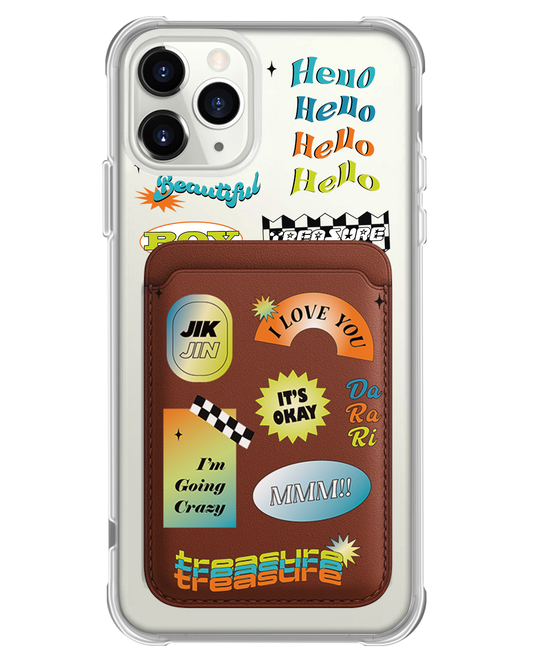 iPhone Magnetic Wallet Case - Hello Treasure