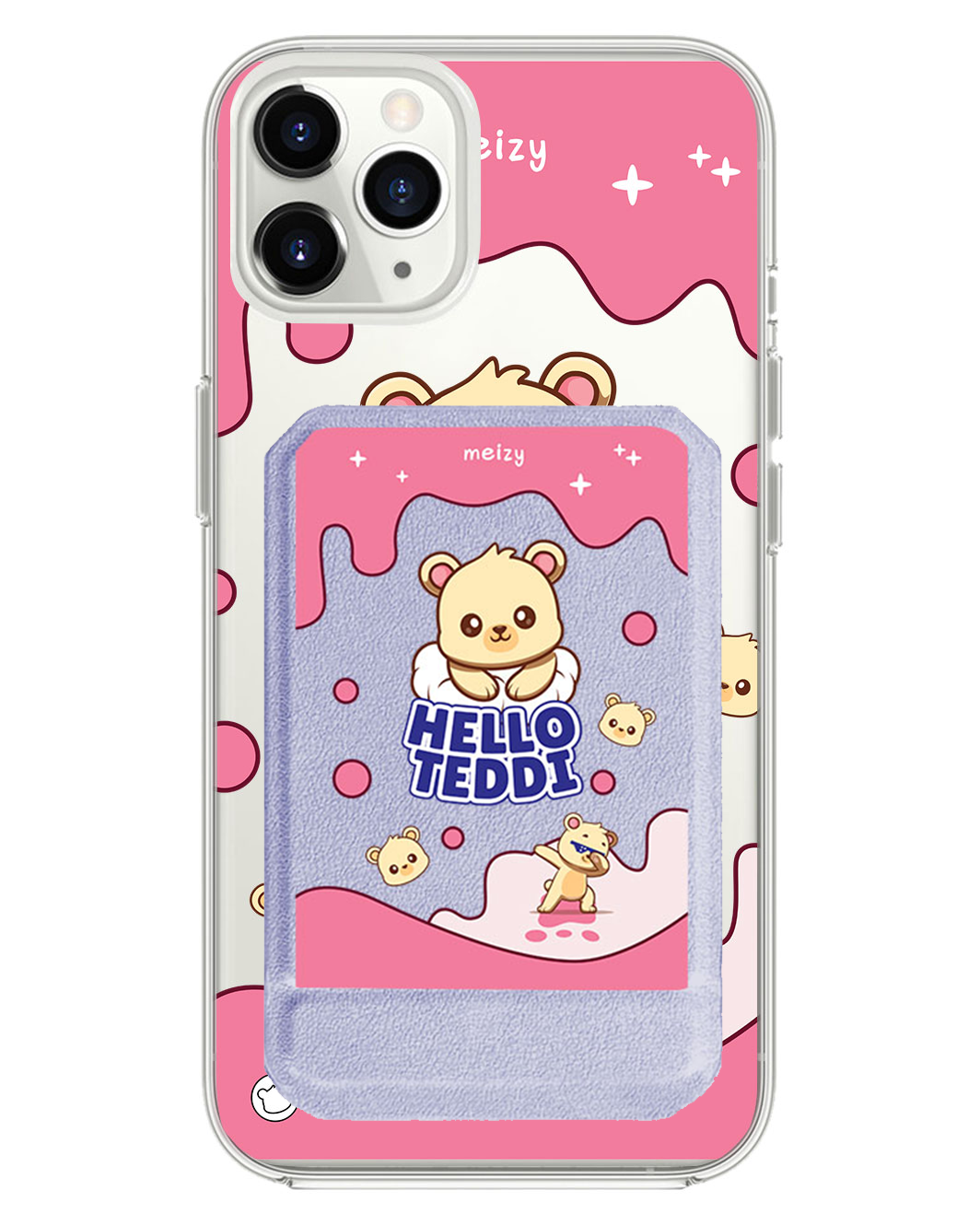 iPhone Magnetic Multifold Wallet - Hello Teddy 2.0