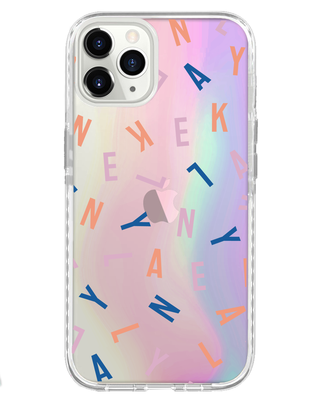 واقي خلفي لهاتف iPhone Holo - Monogram 1.0 Rainbow