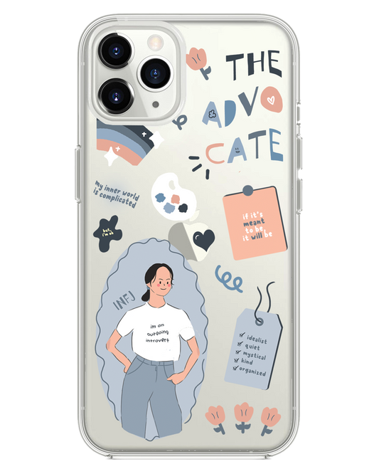 واقي خلفي هجين للآيفون - INFJ (المحامي)