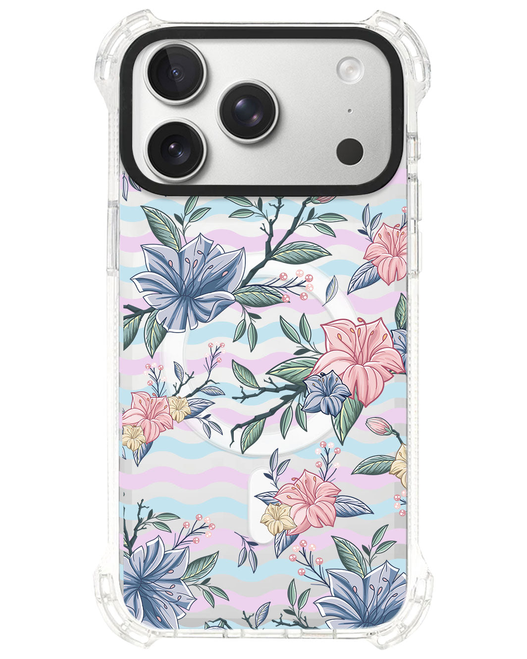 iPhone Rearguard UltimateS⁴ - Pink & Blue Floral