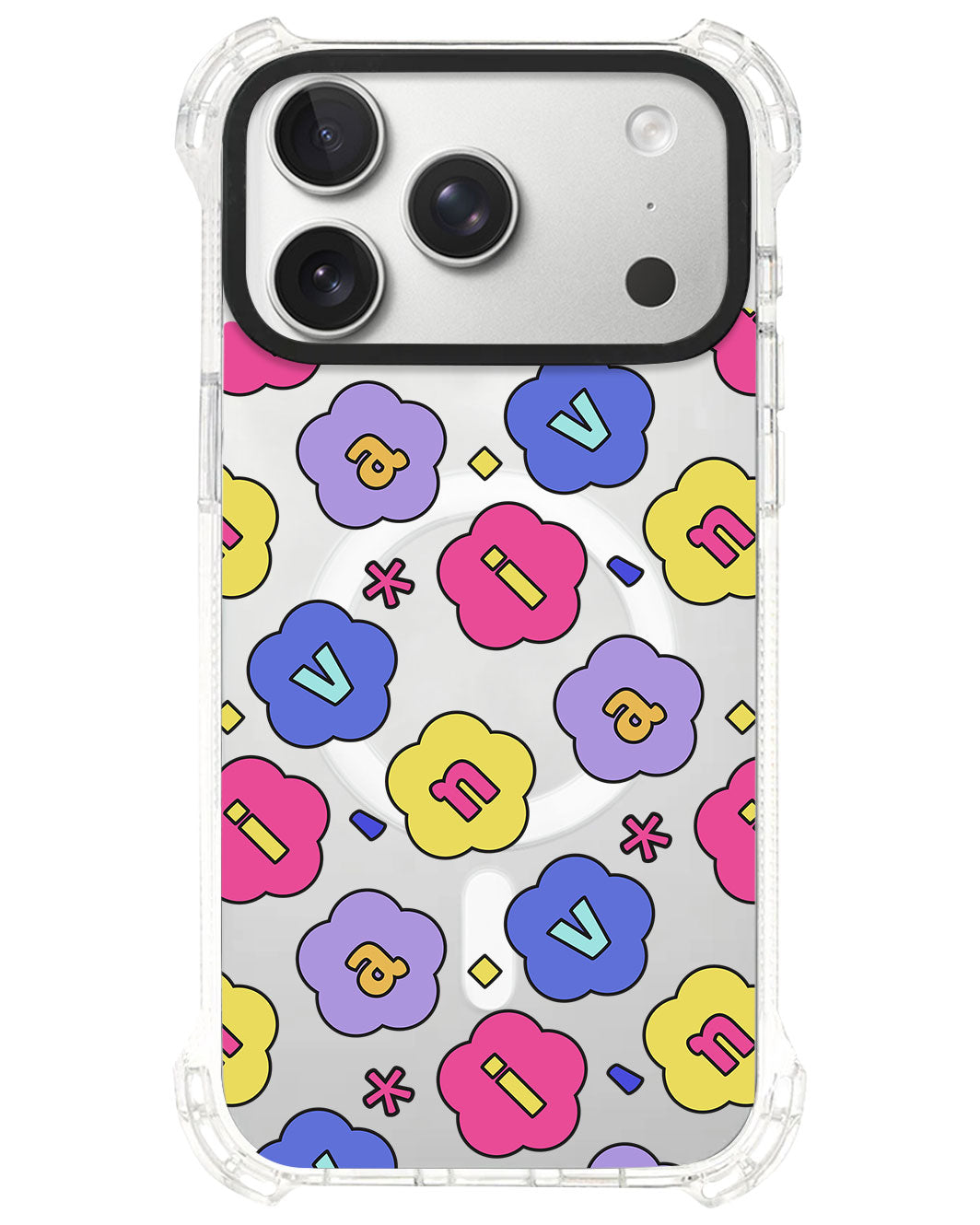 iPhone Rearguard UltimateS⁴ - CUSTOM MONOGRAM 3.0 Flower Petals 2.0