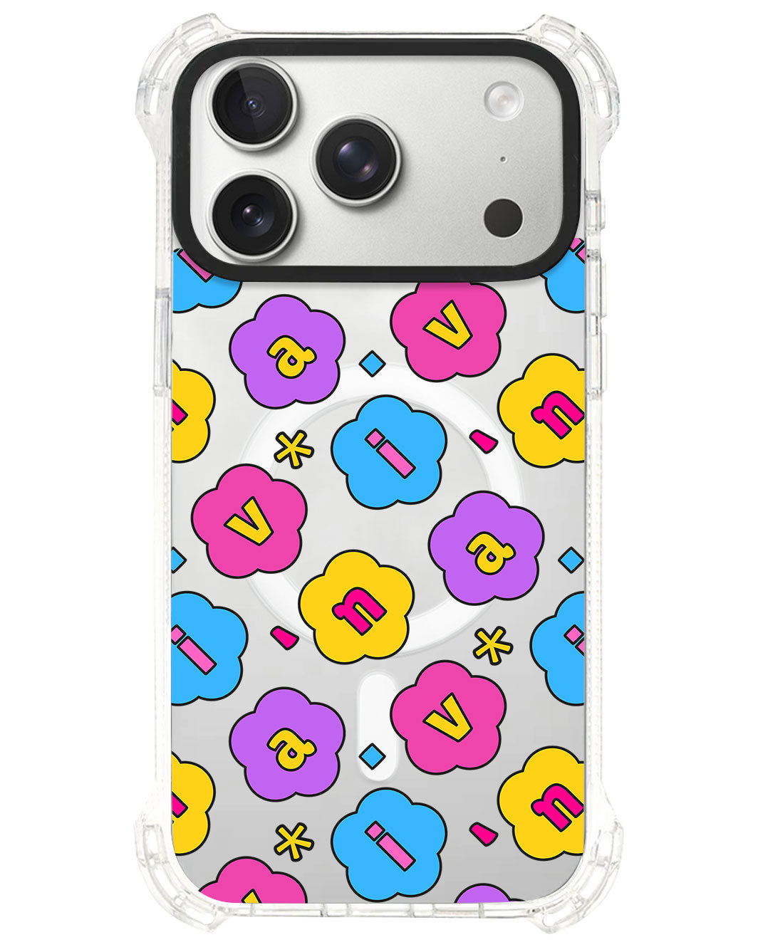 iPhone Ultimate Model-S⁴ - CUSTOM MONOGRAM 3.0 Flower Petals 4.0