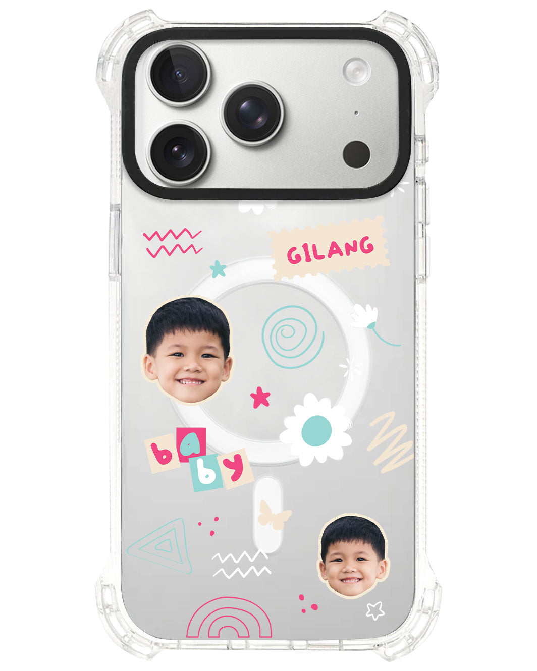 iPhone Rearguard UltimateS⁴ - Face Grid Abstract