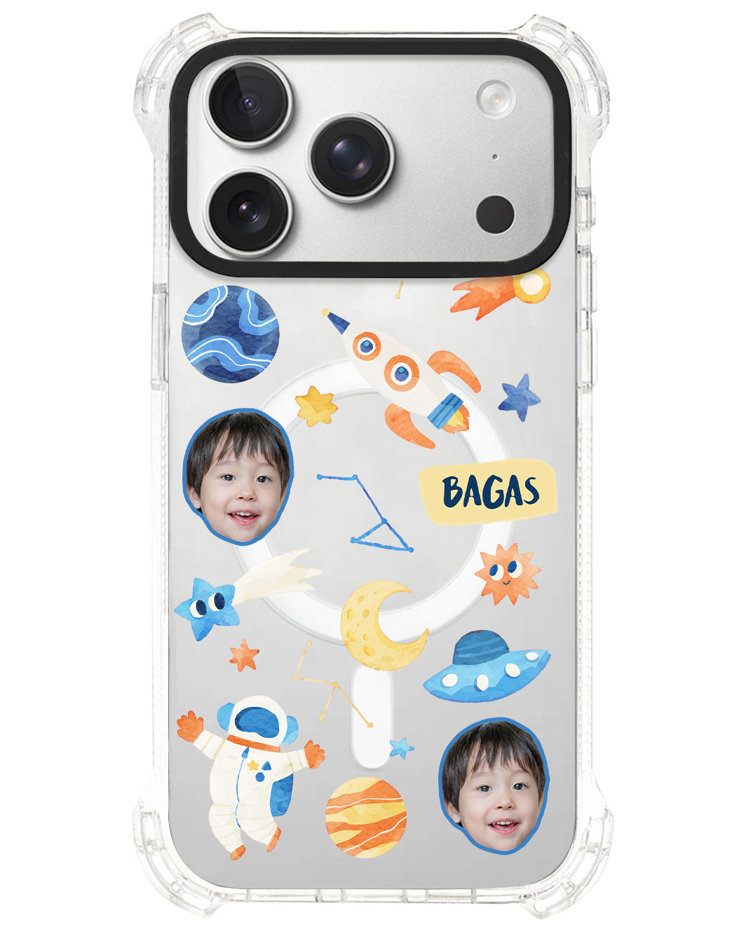 iPhone Rearguard UltimateS⁴ - Face Grid Astronaut