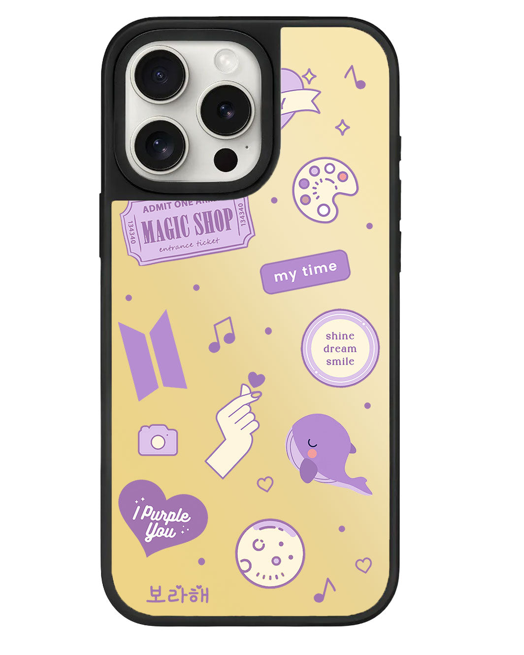 สติ๊กเกอร์ BTS สำหรับ iPhone Mirror Grip