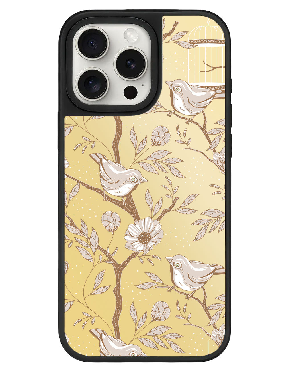 ที่จับกระจกสำหรับ iPhone - Lovebird Monochrome 3.0