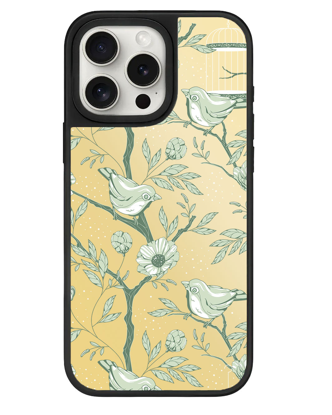ที่จับกระจกสำหรับ iPhone - Lovebird Monochrome 4.0
