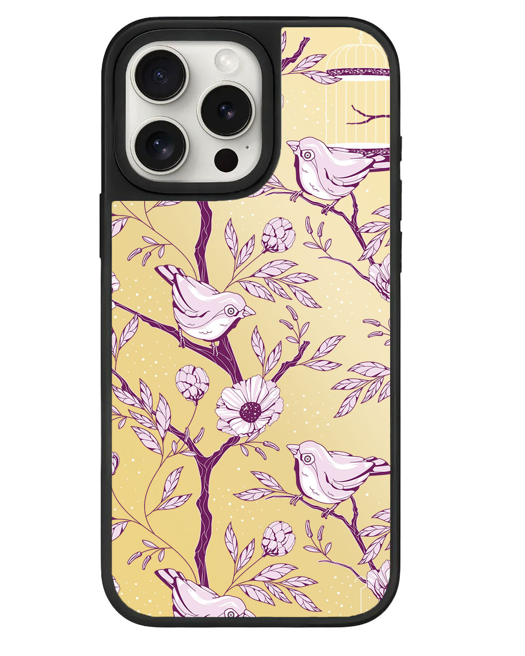 ที่จับกระจกสำหรับ iPhone - Lovebird Monochrome 5.0