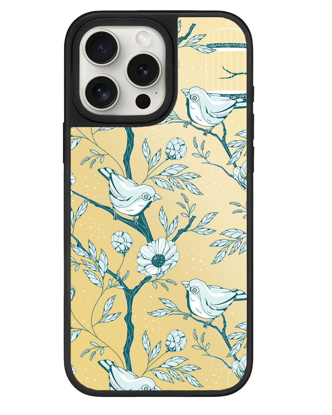 ที่จับกระจกสำหรับ iPhone - Lovebird Monochrome 6.0