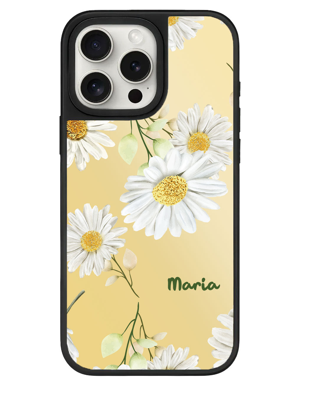 iPhone Mirror Grip - ดอกเบญจมาศเดือนตุลาคม