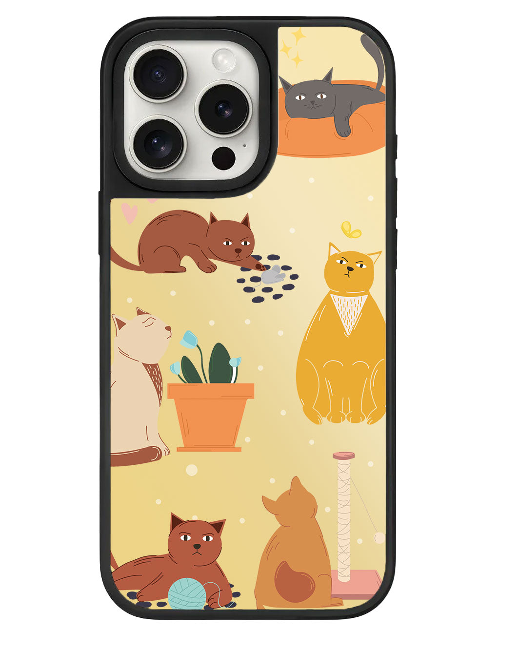 กระจกกันรอยสำหรับ iPhone - Playful Cat 1.0