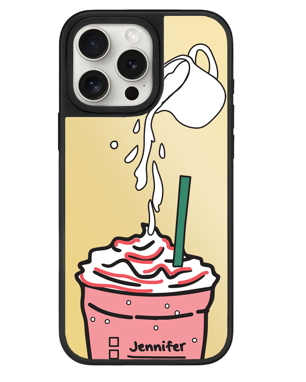 ด้ามจับกระจกสำหรับ iPhone - Rasberry Frappe