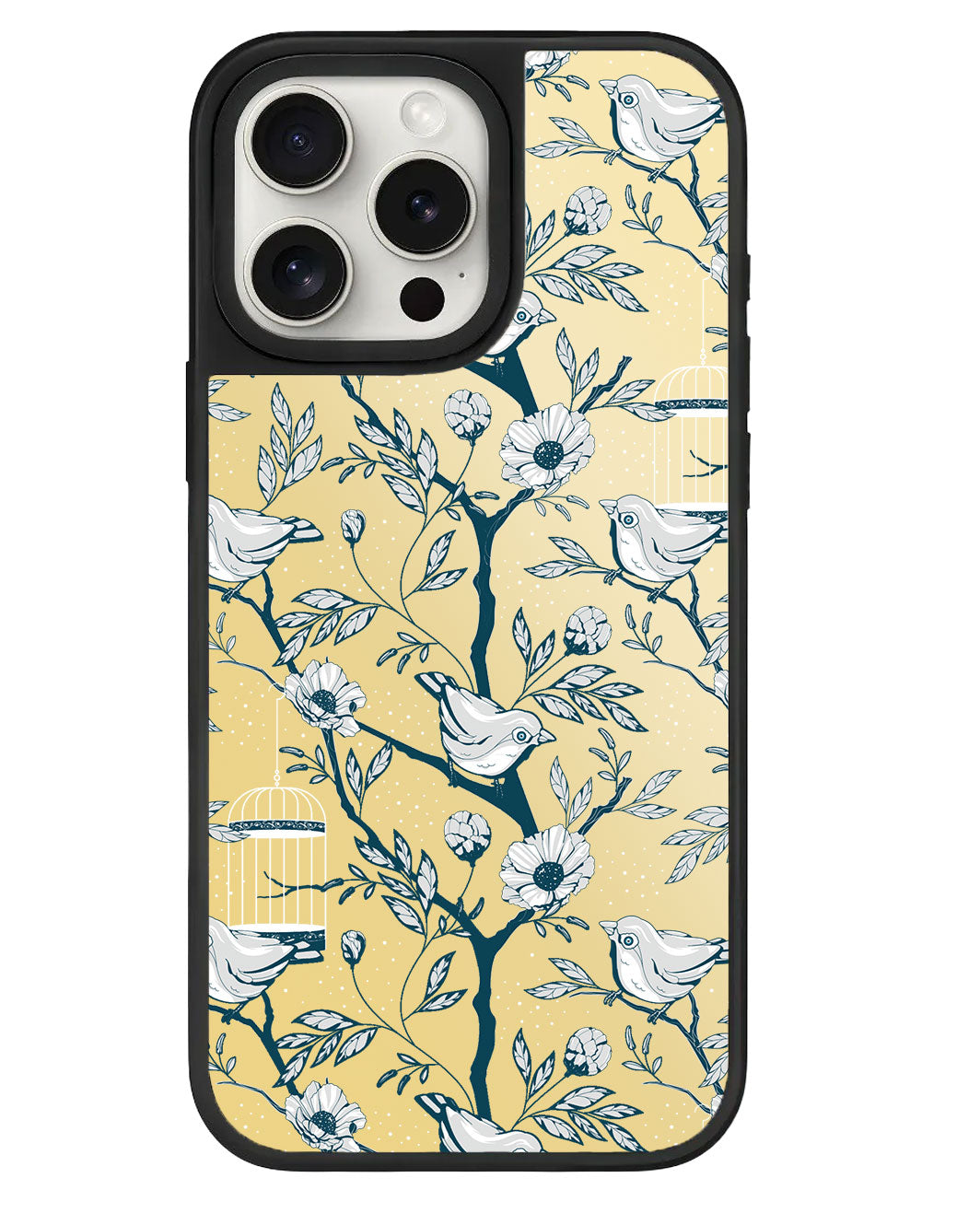 ที่จับกระจกสำหรับ iPhone - Lovebird Monochrome 1.0