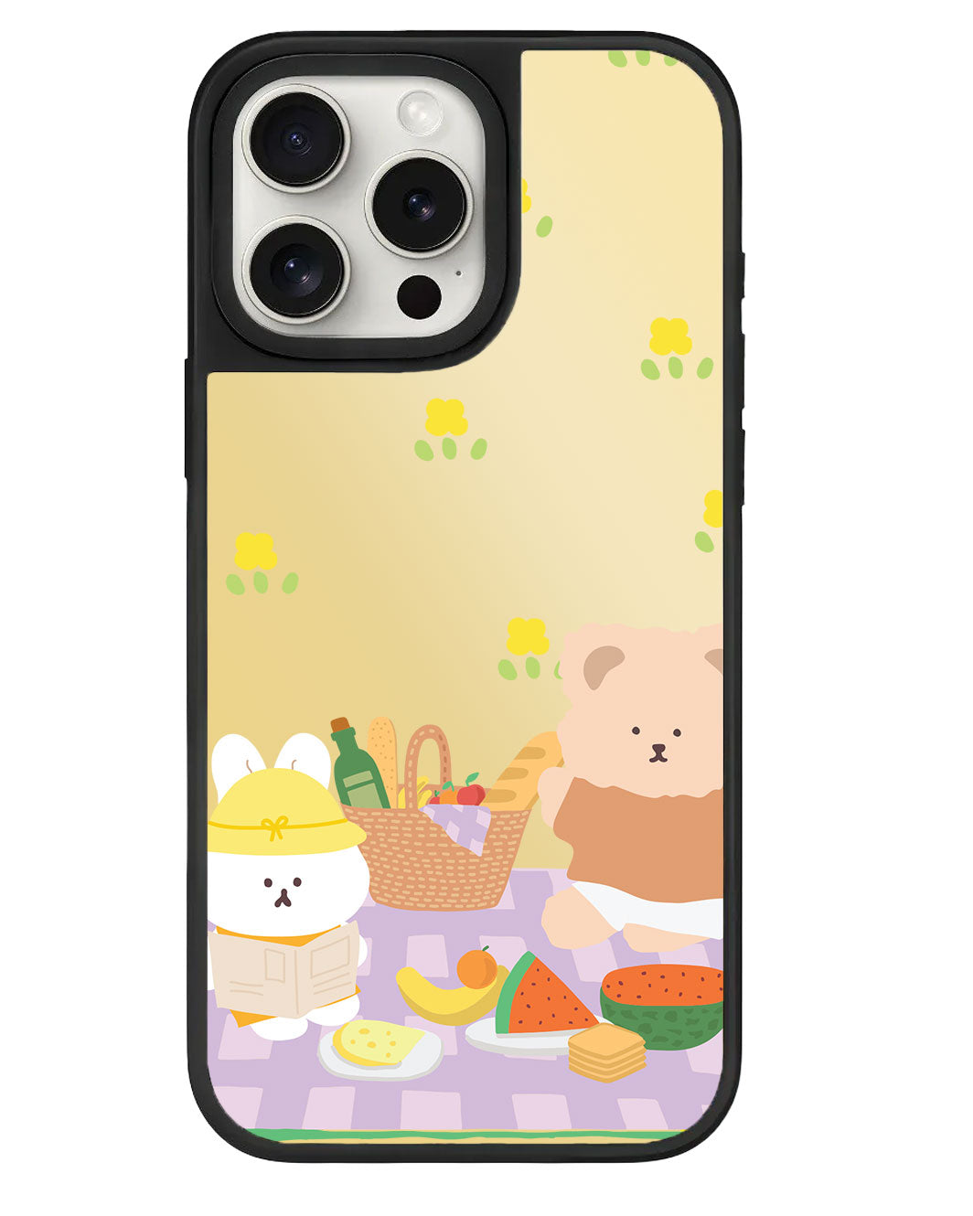 iPhone Mirror Grip - ปิคนิคแบร์ ไลแลค