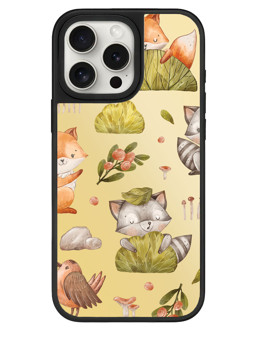 iPhone Mirror Grip - แรคคูนและผองเพื่อน