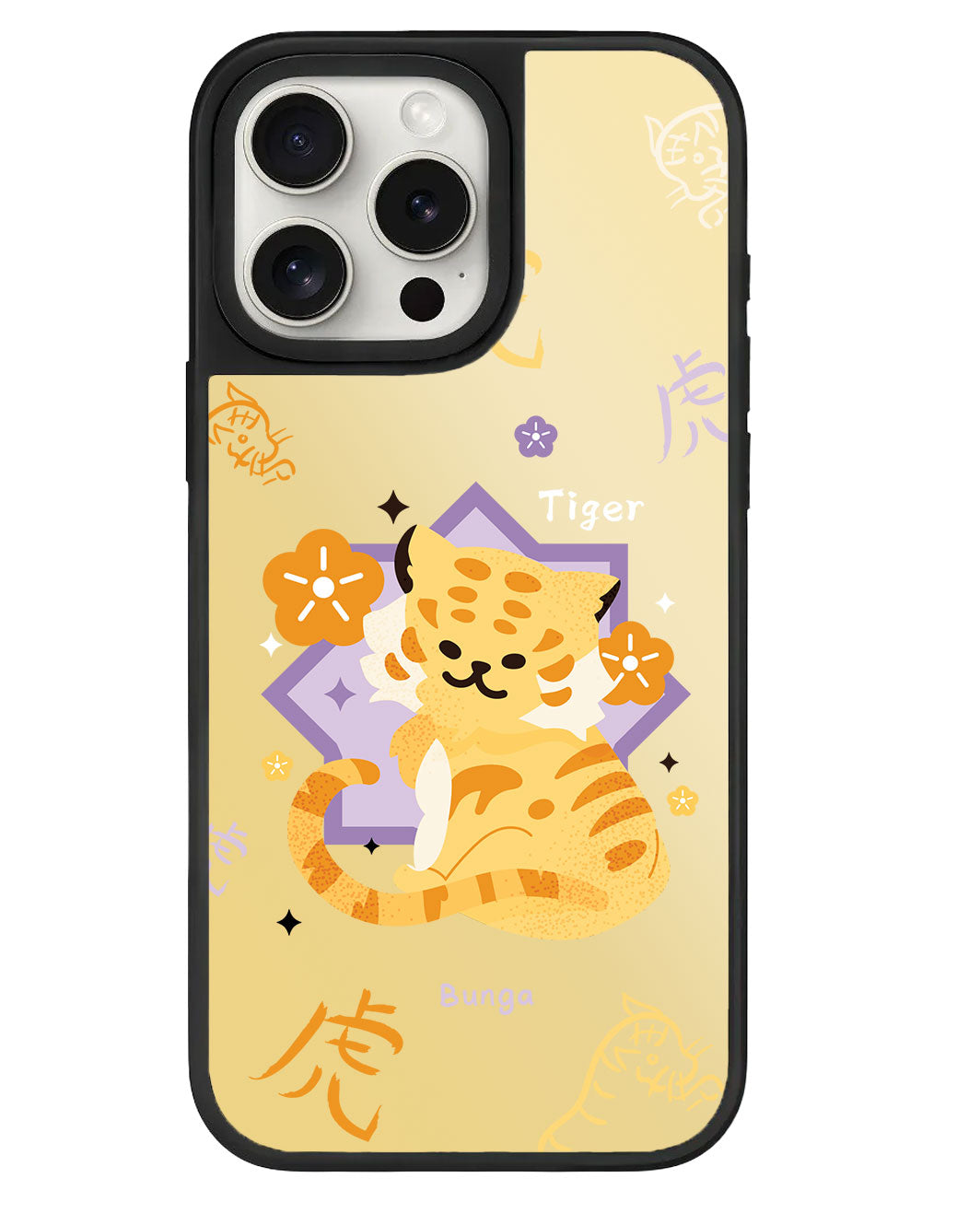 iPhone Mirror Grip - เสือ (นักษัตรจีน / ชิโอ)