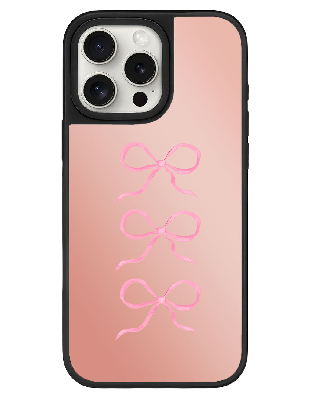 ที่จับกระจกสำหรับ iPhone - Coquette Triple Bow
