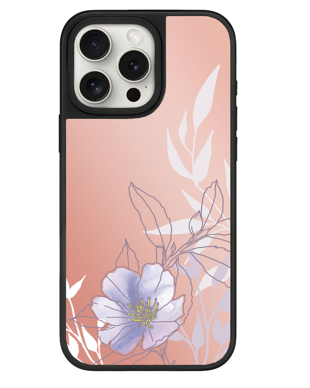 iPhone Mirror Grip - ลิลลี่สีม่วง