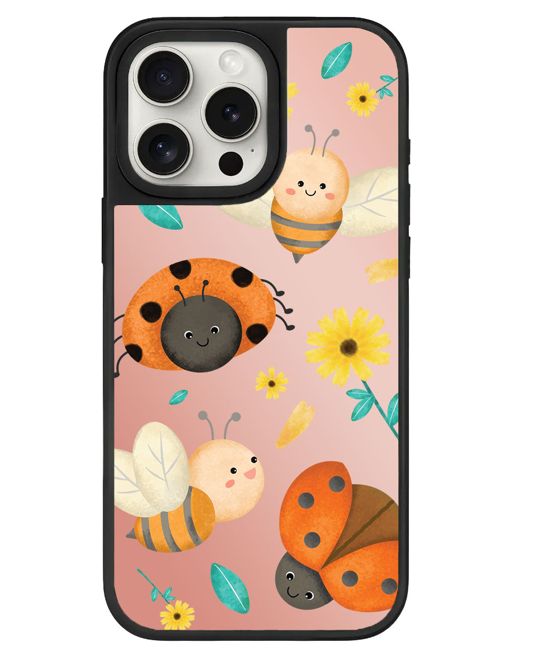 iPhone Mirror Grip - เลดี้บั๊กและผึ้ง