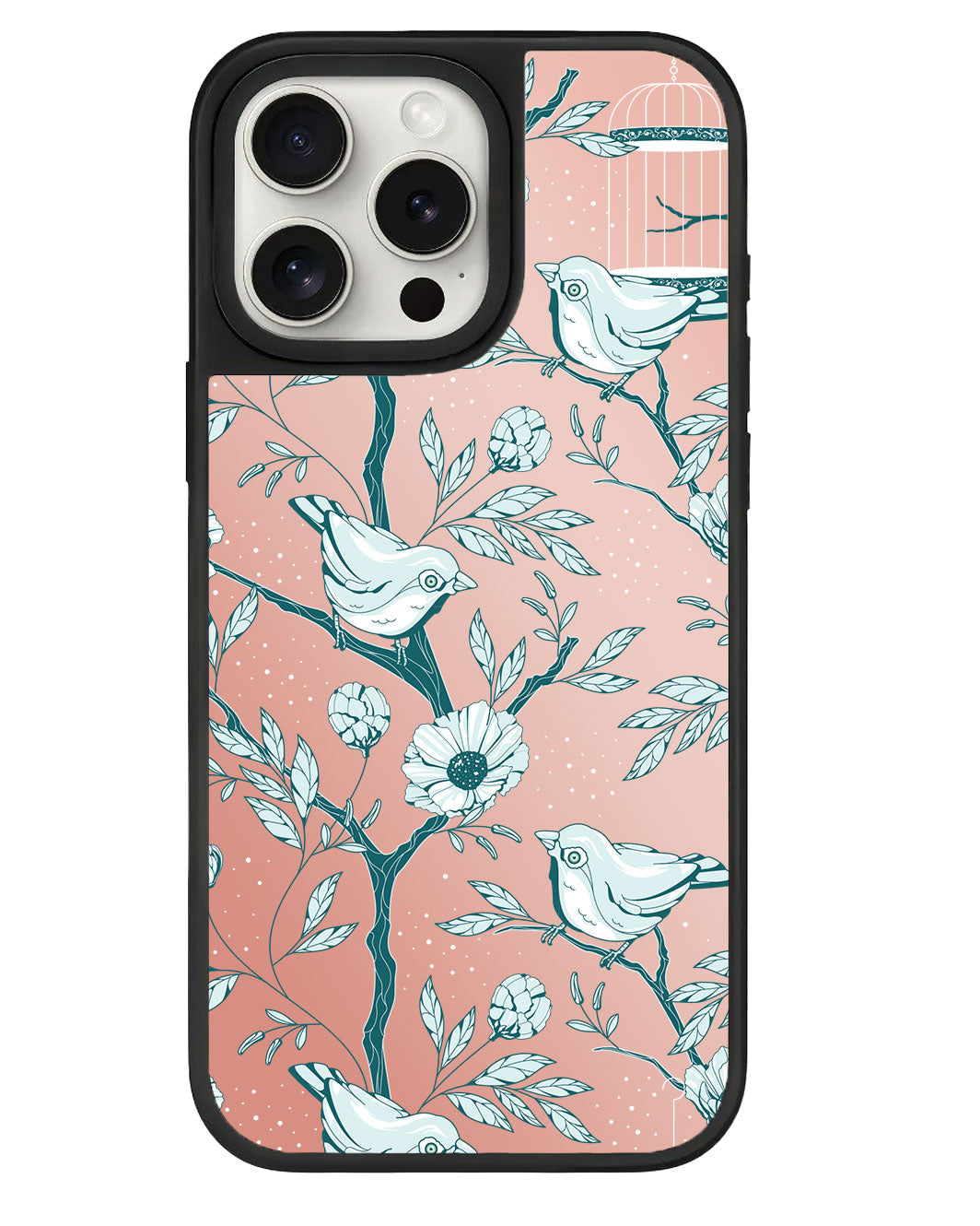 ที่จับกระจกสำหรับ iPhone - Lovebird Monochrome 6.0