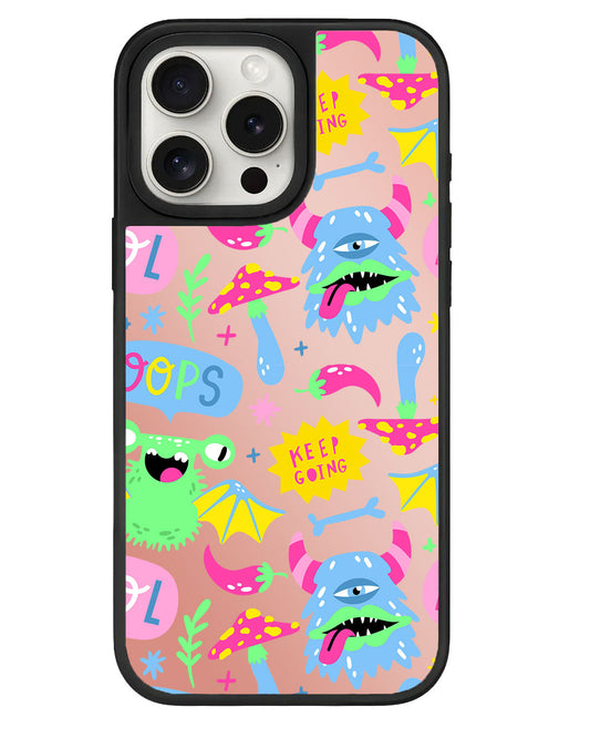 iPhone Mirror Grip - Monster Say Keep Going