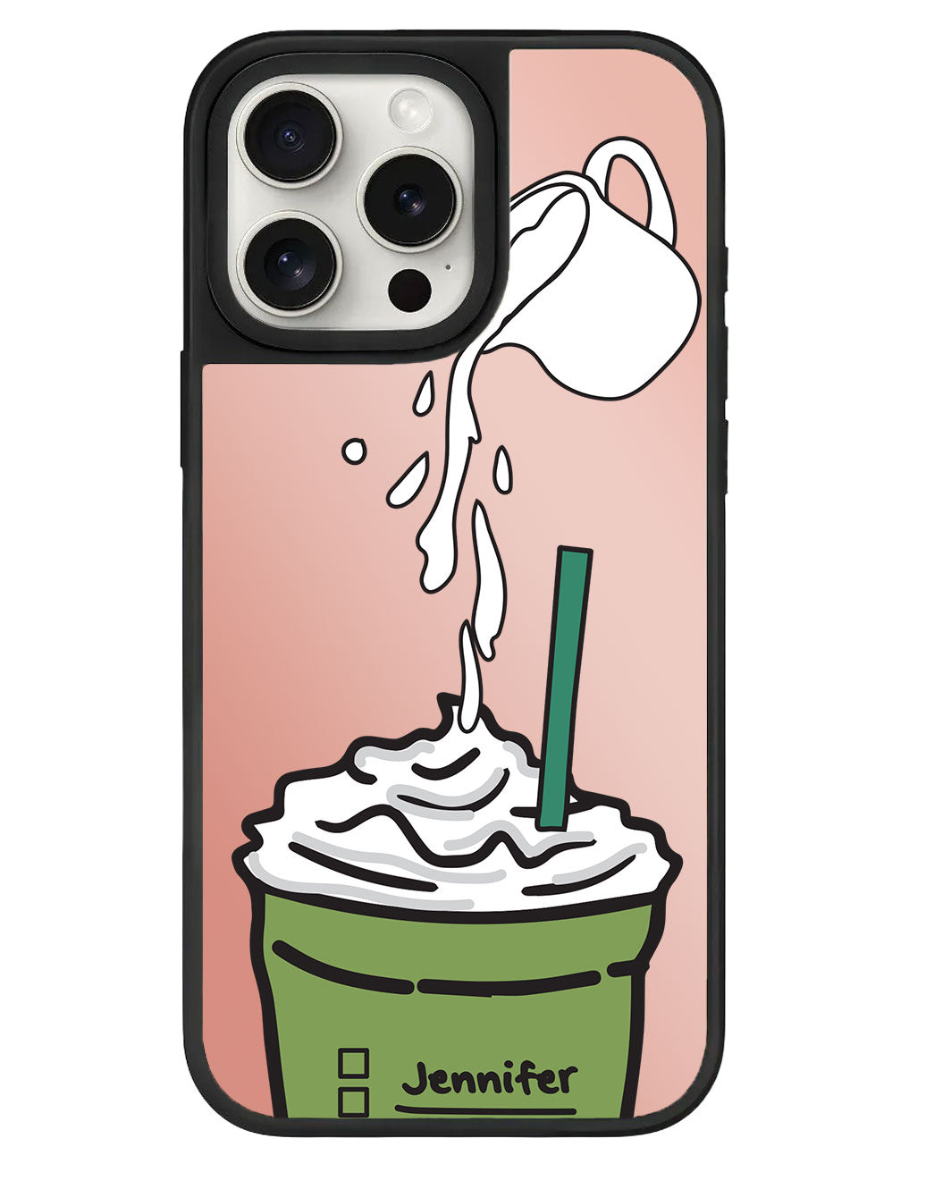 iPhone Mirror Grip - มัทฉะแฟรปเป้