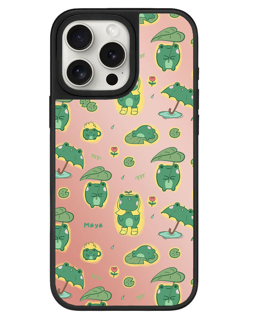 قبضة مرآة iPhone - Happy Rain