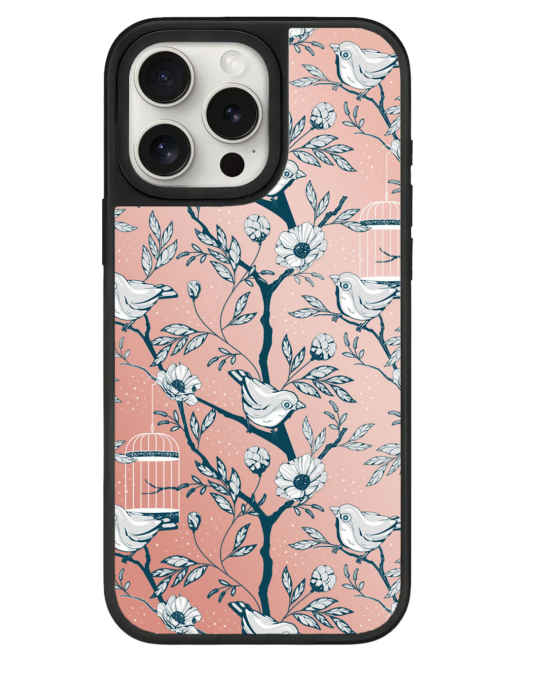ที่จับกระจกสำหรับ iPhone - Lovebird Monochrome 1.0