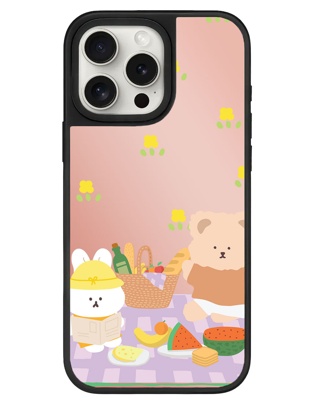 iPhone Mirror Grip - ปิคนิคแบร์ ไลแลค