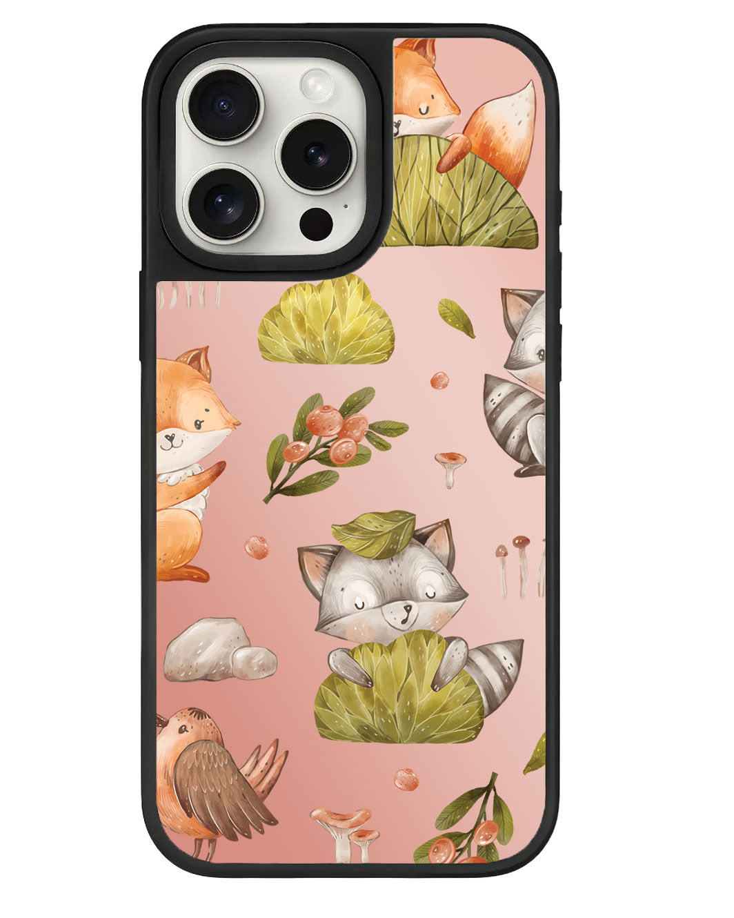 iPhone Mirror Grip - แรคคูนและผองเพื่อน