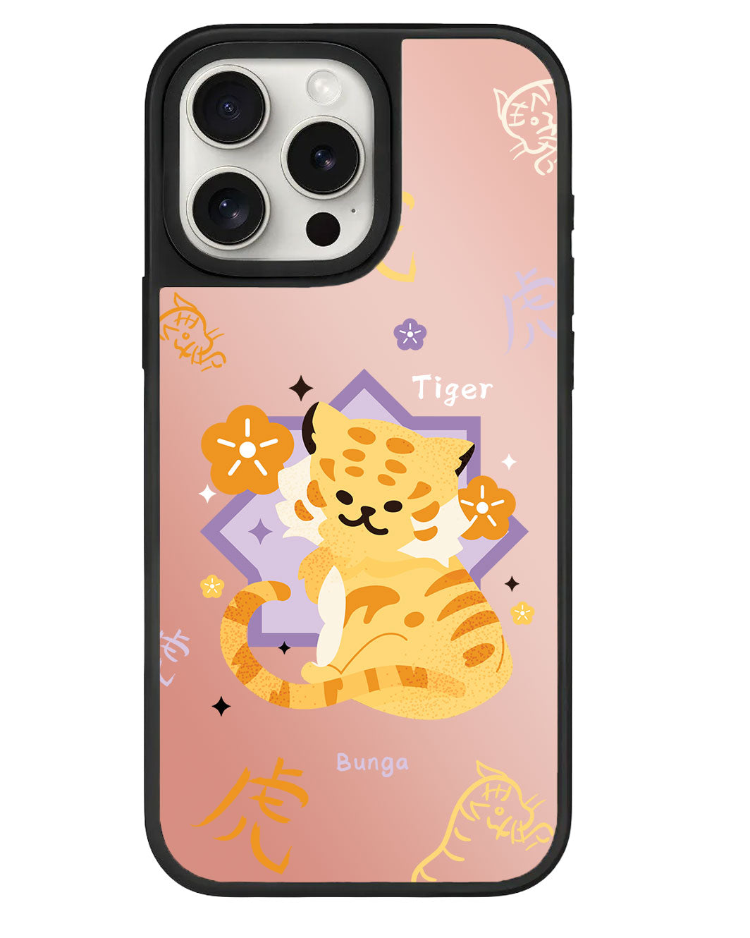 iPhone Mirror Grip - เสือ (นักษัตรจีน / ชิโอ)