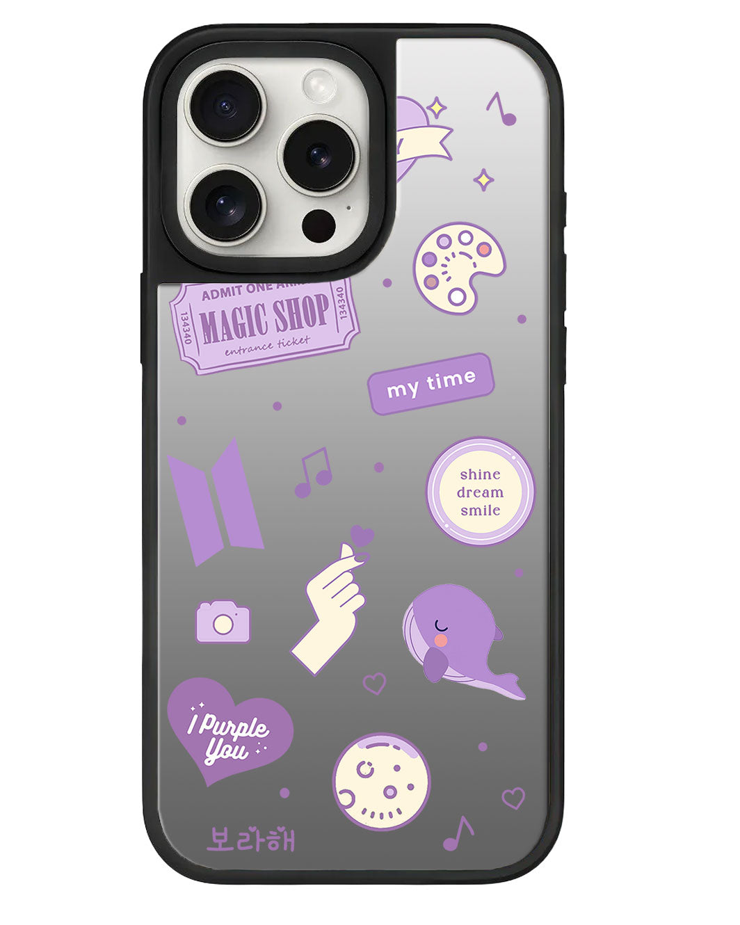 สติ๊กเกอร์ BTS สำหรับ iPhone Mirror Grip