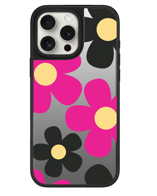 iPhone Mirror Grip - Daisy Hot Pink