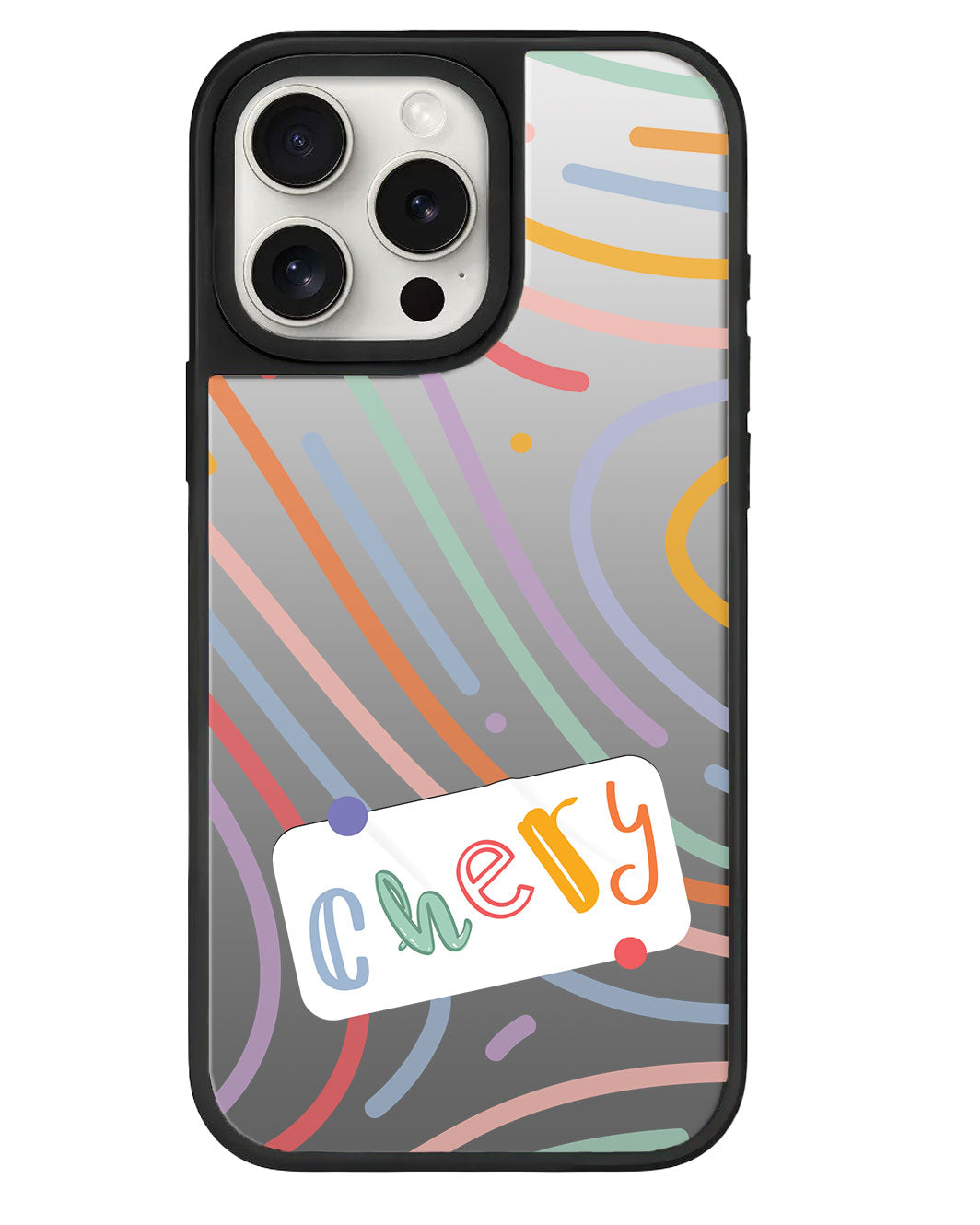 قبضة مرآة iPhone - Doodle Monogram 2.0