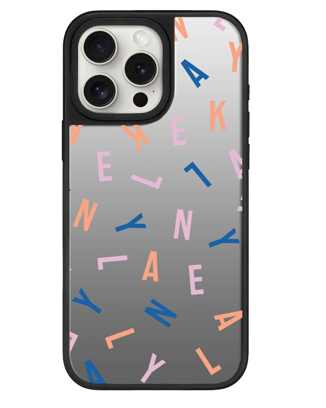 iPhone Mirror Grip - CUSTOM MONOGRAM 1.0 สีรุ้ง
