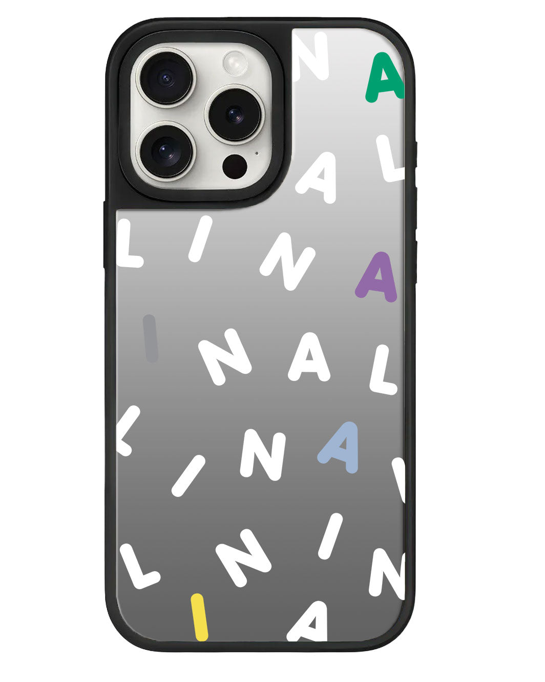 iPhone Mirror Grip - CUSTOM MONOGRAM 2.0 สีขาว