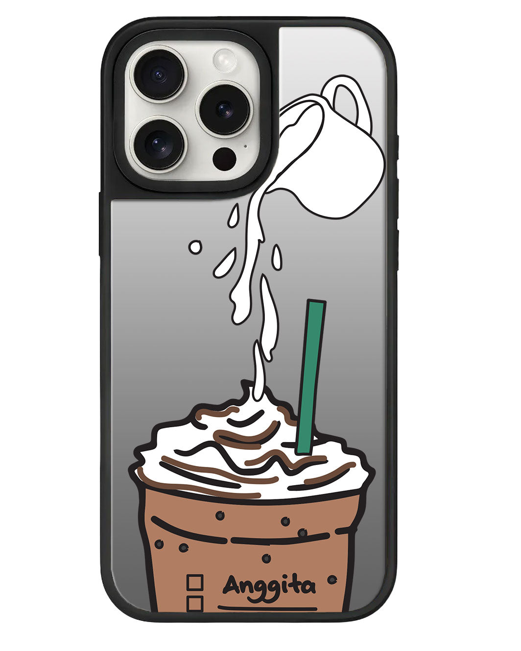 iPhone Mirror Grip - กาแฟปั่น