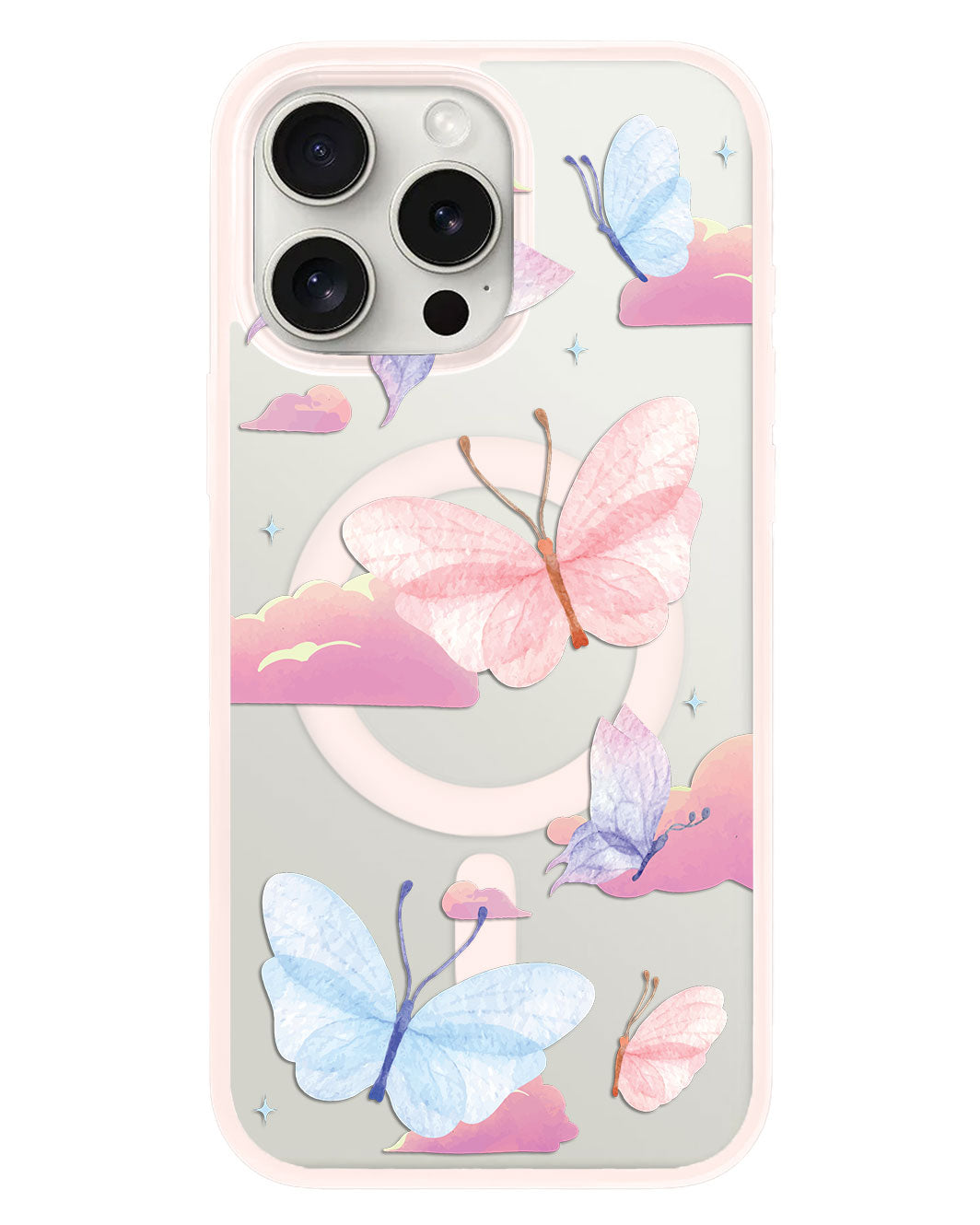 iPhone Rearguard Hybrid - Butterfly Clouds
