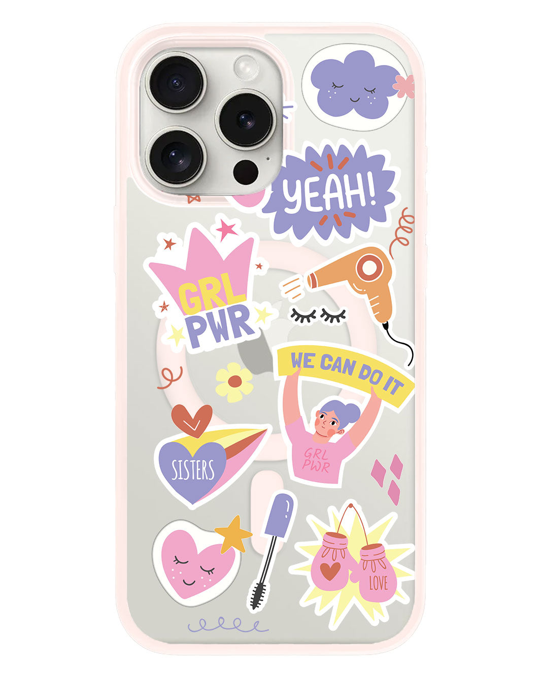 สติ๊กเกอร์แพ็ค Girl Power สำหรับ iPhone Rearguard Hybrid