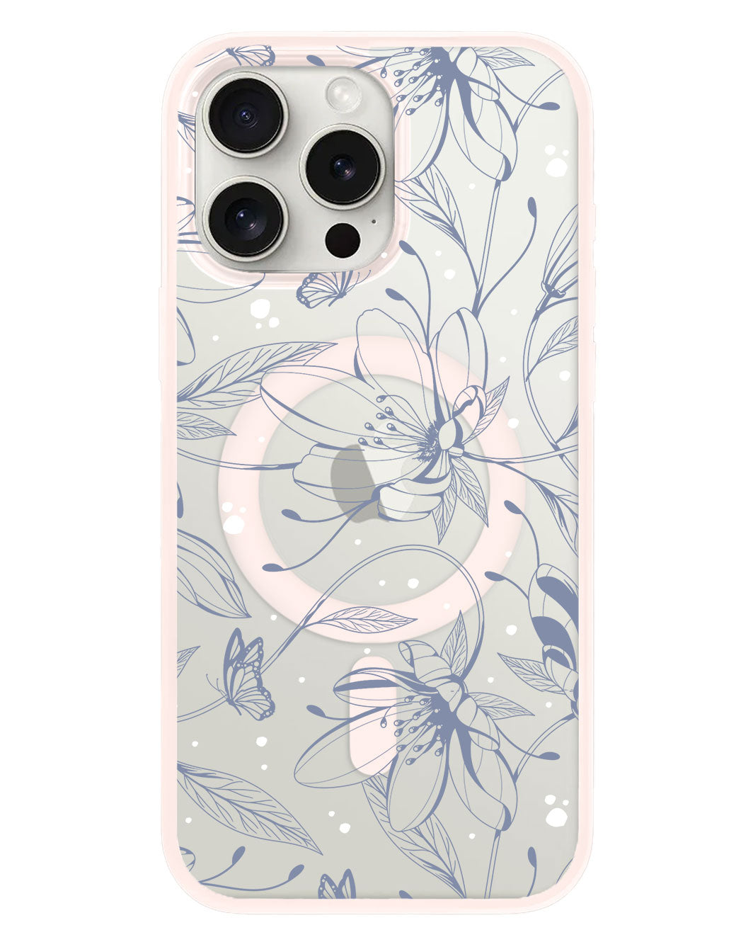 เคส iPhone Rearguard Hybrid - Sketchy Flower & Butterfly 2.0