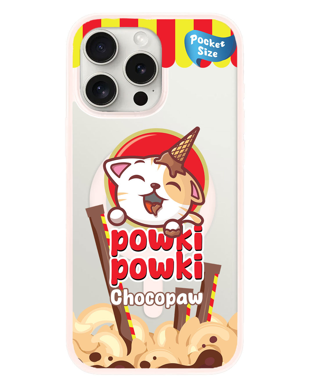 واقي خلفي هجين لهاتف iPhone - Powki Powki