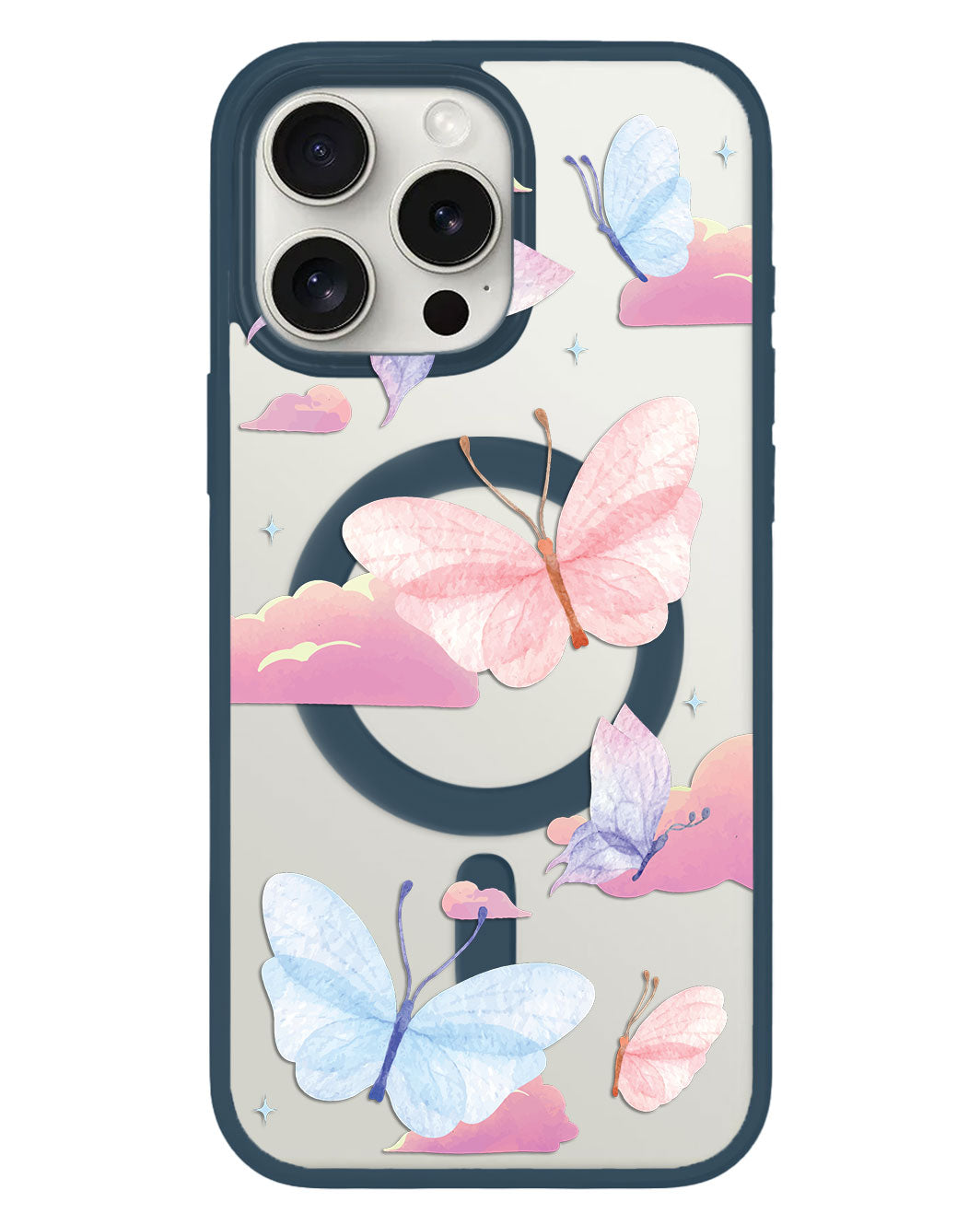 iPhone Rearguard Hybrid - Butterfly Clouds