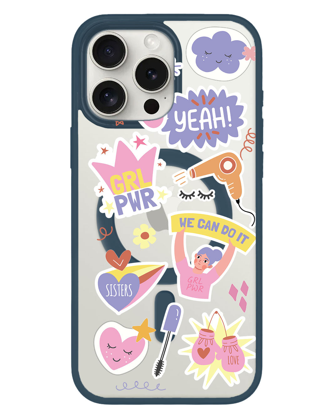 สติ๊กเกอร์แพ็ค Girl Power สำหรับ iPhone Rearguard Hybrid