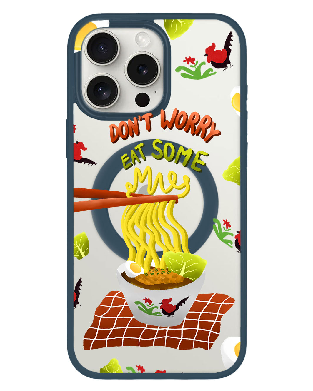 واقي خلفي هجين لهاتف iPhone - Go Eat Some Mie