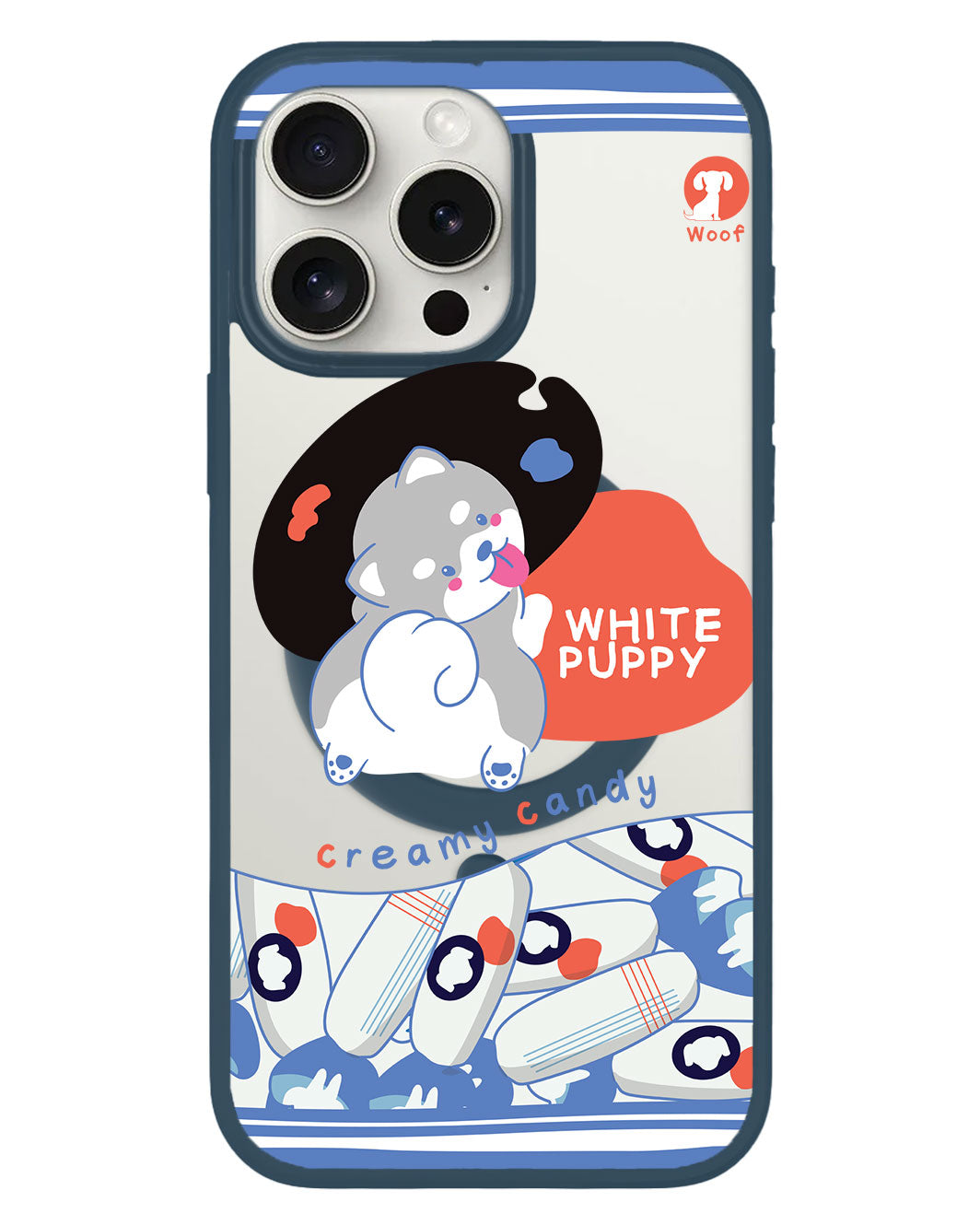 iPhone Rearguard Hybrid - White Puppy