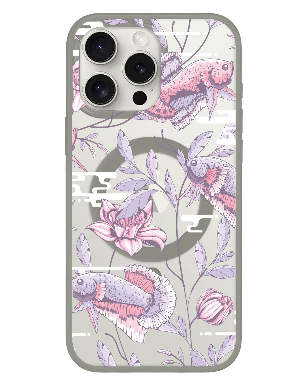 เคส iPhone Rearguard Hybrid - Fish & Floral 1.0