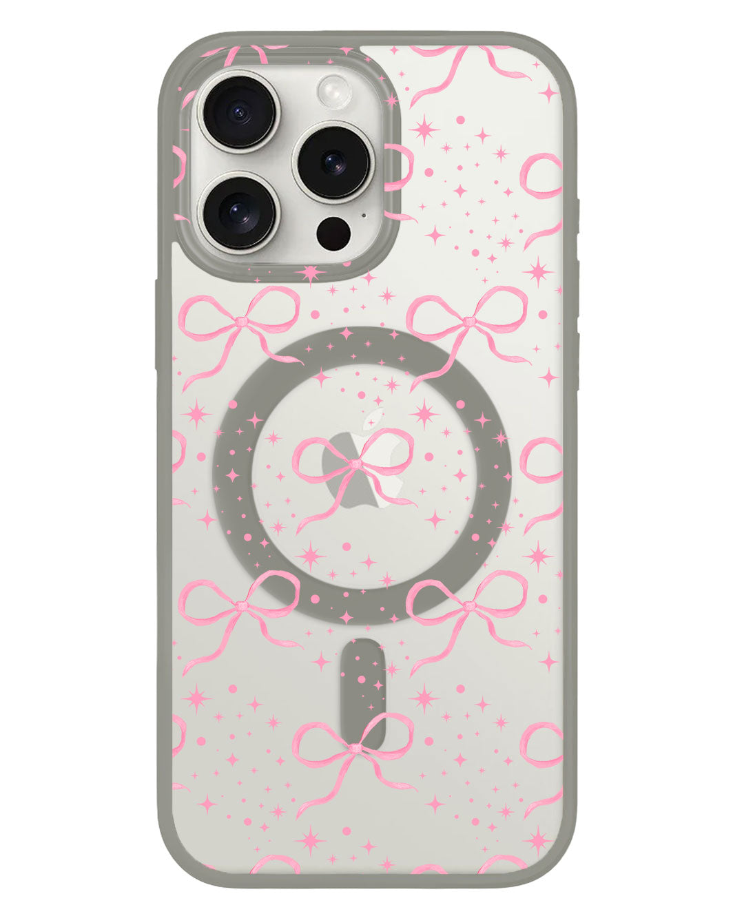 iPhone Rearguard Hybrid - โบว์ระยิบระยับสไตล์ Coquette